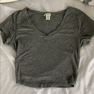 Short sleeve grey shirt